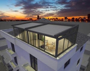 Cafe Kapatma, Raylı Tente