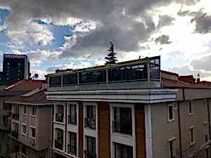 Raylı Tente, Teras Kapatma, Şişli