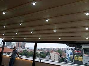 Cafe Kapatma, Raylı Tente